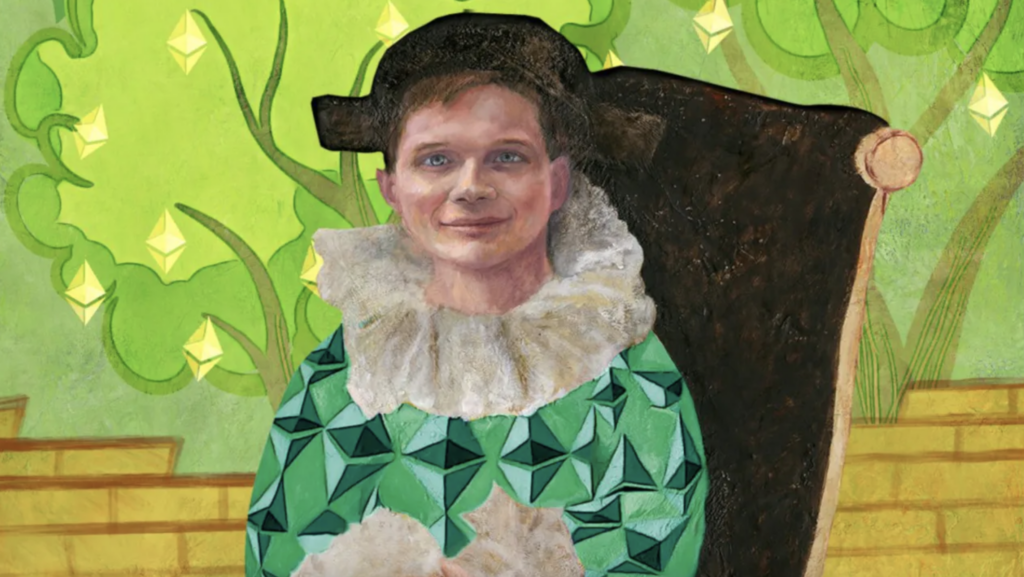 Vitalik Buterin(ヴィタリック・ブテリン)』の絵画『EthBoy』』