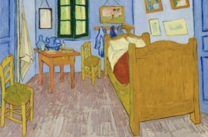 ゴッホの絵画「The bedroom（寝室）」