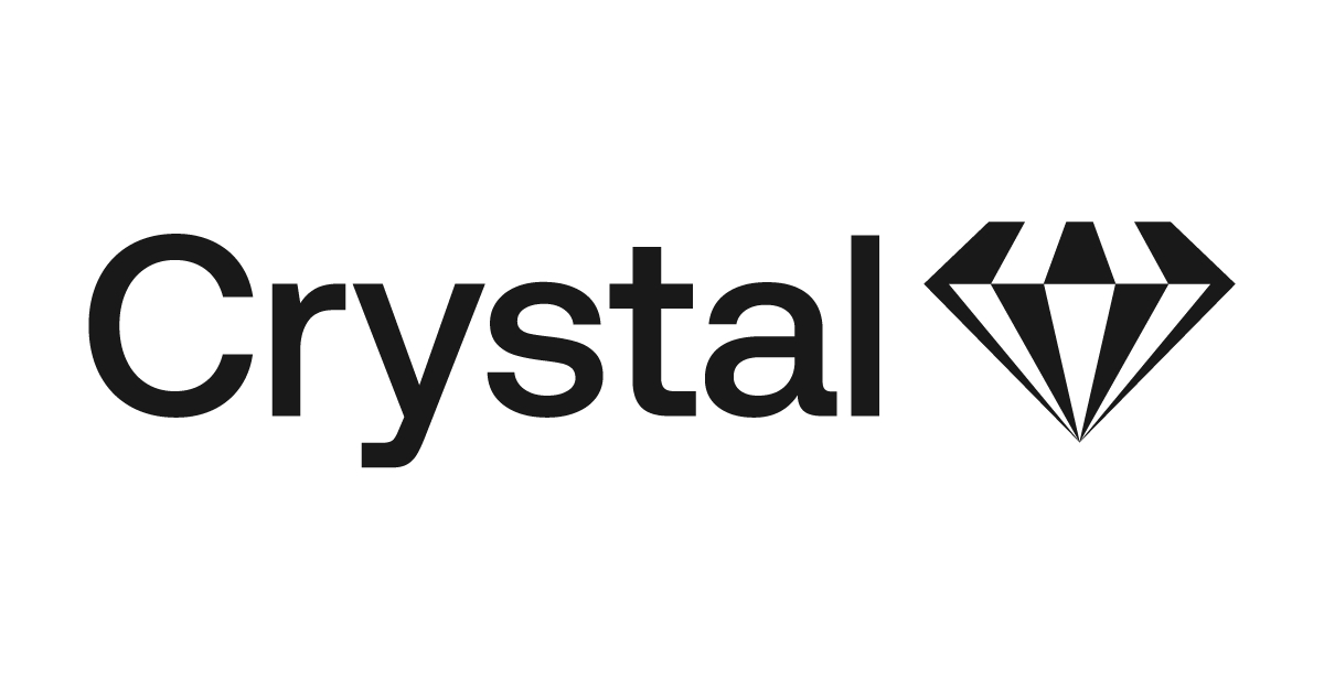 Crystal logo black