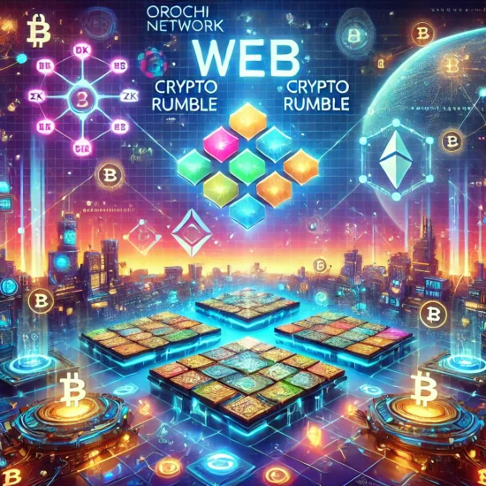 Orochi NetworkとCrypto RumbleがZK技術でWeb3採用を拡大する様子を表した画像