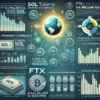 FTXとAlameda ResearchがSOLトークンを定期的に償還・転送している様子を示すグラフ