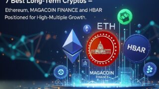 「成長が期待される7つの長期暗号資産：Ethereum、MAGACOIN FINANCE、HBAR」